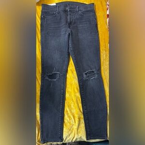 H&M Distressed black men’s Jeans